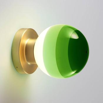 MARSET LED fali lámpa Dipping Light A2, zöld/arany kép