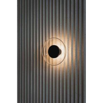 MARSET LED fali világítás Aura, Ø 18 cm, be/ki, opál kép