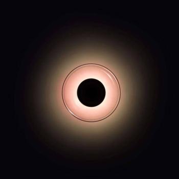 MARSET LED fali világítás Aura, Ø 18 cm, be/ki, réz kép