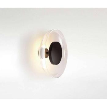 MARSET LED fali világítás Aura Plus Ø 25 cm On/Off, áttetsző kép