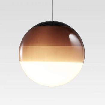 MARSET LED lógó lámpa Dipping Light, Ø 20 cm, barna kép