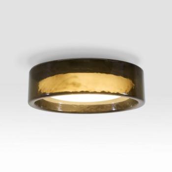 MARSET LED mennyezeti lámpa Ringo, Ø 70 cm, sötét füstszürke, CCT kép