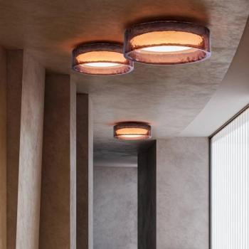 MARSET LED mennyezeti lámpa Ringo, Ø 90 cm, rózsaszín, műanyag, CCT kép