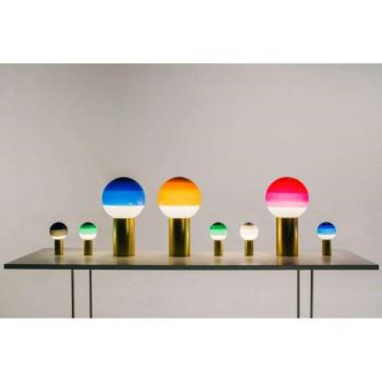 MARSET újratölthető asztali világítás Dipping Light, zöld/sárgaréz kép