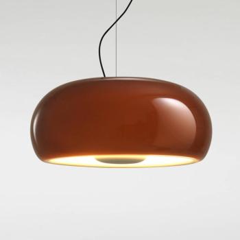 MARSET Vetra LED-es függőlámpa, Ø 43 cm, sárga színű kép
