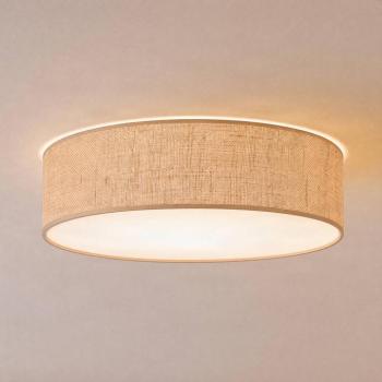 Marshall mennyezeti lámpa, barna, rattan, Ø 50 cm, E27 kép