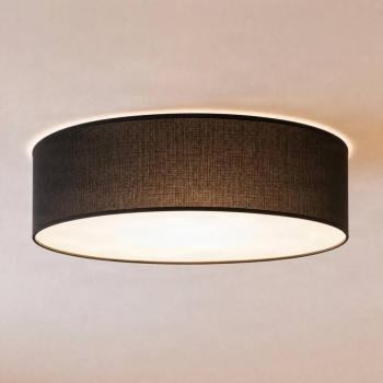 Marshall mennyezeti lámpa, fekete, rattan, Ø 50 cm, E27 kép