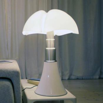 Martinelli Luce Pipistrello LED asztali lámpa, fehér, dimmelhető fényerővel kép