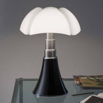 Martinelli Luce LED asztali lámpa Pipistrello Med, barna, dimmelhető. kép