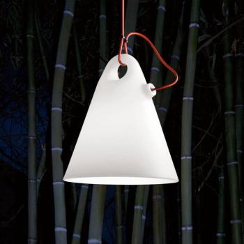 Martinelli Luce Trilly kültéri függesztett lámpa, dugasz, Ø 27 cm kép