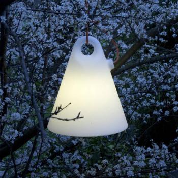 Martinelli Luce Trilly kültéri függesztett lámpa, dugasz, Ø 45 cm kép
