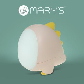 MARY'S LED éjjeli lámpa dinó rózsaszín kép