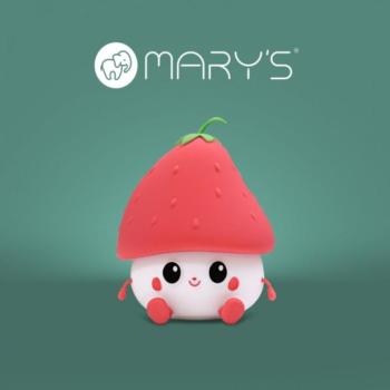 MARY'S LED éjjeli lámpa eper kép