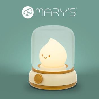 MARY'S LED éjjeli lámpa sárga láng kép