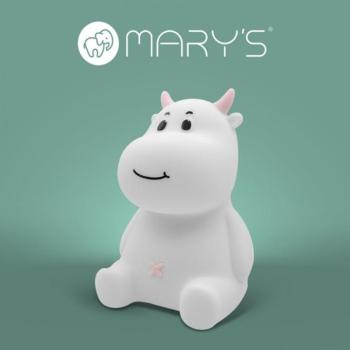MARY'S LED éjjeli lámpa tehén rózsaszín kép