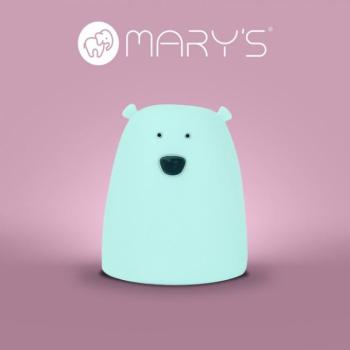 MARY'S LED lámpa kicsi maci kék RGB+meleg fehér /NB kép