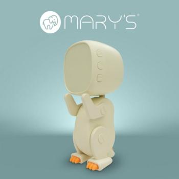 MARY'S robo dinó ébresztőóra fehér