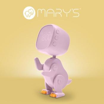 MARY'S robo dinó ébresztőóra rózsaszín kép