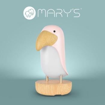 MARY'S tukán rózsaszín meleg fehér + Bluetooth hangszóró kép