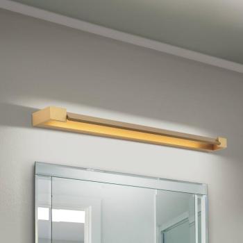 Marylin LED-es fürdőszoba fali lámpa, 90 cm hosszú, arany, alumínium kép