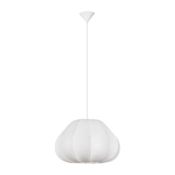 Matt fehér textil függőlámpa ø 50 cm Bora – Nova Luce