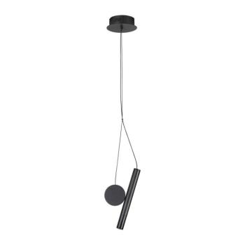 Matt fekete alumínium LED függőlámpa ø 23,5 cm Vero – Nova Luce kép