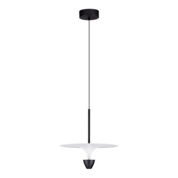 Matt fekete alumínium LED függőlámpa ø 34 cm Topio – Nova Luce kép