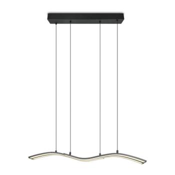 Matt fekete fém LED dimmelhető függőlámpa távirányítóval Spider – Trio Select kép
