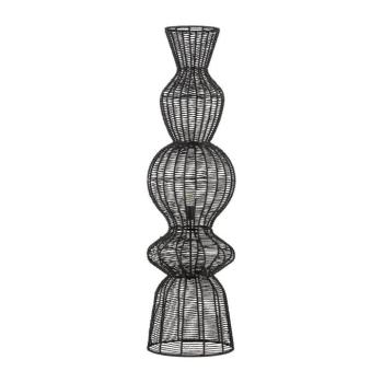 Matt fekete kötél állólámpa (magasság 136 cm) Breena – Nova Luce kép