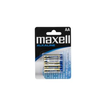Maxell ceruza elem, AA elem, 4 db/bliszter kép