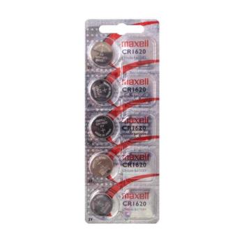 Maxell CR1620 gombelem, lítium, 3V, 5 db/csomag kép
