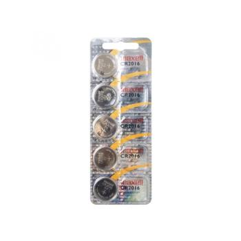 Maxell CR2016 gombelem, lítium, 3V, 5 db/csomag kép