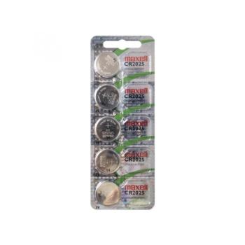Maxell CR2025 gombelem, lítium, 3V, 5 db/csomag kép