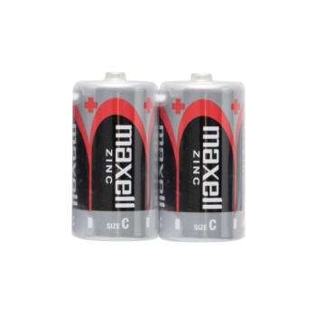 Maxell R14 C elem, féltartós, baby, 1,5V, 2 db/csomag kép