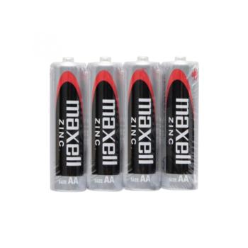 Maxell R6 AA elem, féltartós, ceruza, 1,5V, 4 db/csomag kép