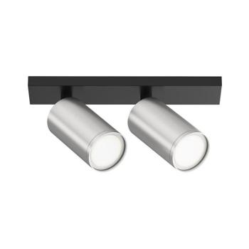 Maytoni C051CL-U-02BS - Spotlámpa FOCUS 2xGU10/10W/230V króm/fekete C051CL-U-02BS kép