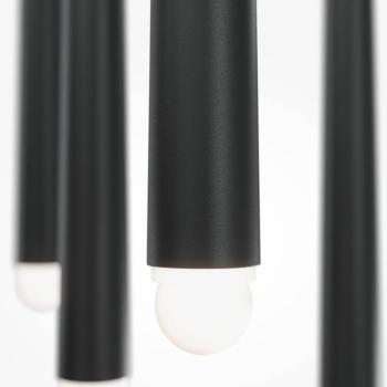 Maytoni Cascade LED-es függőlámpa, fekete, 5 lámpás, 5 lámpás kép