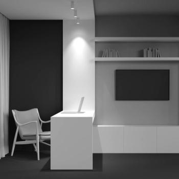 Maytoni Focus downlight, fehér, Ø 5,2 cm, alumínium, GU10 kép