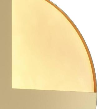Maytoni Jupiter LED fali lámpa, arany, Ø 18.4cm kép