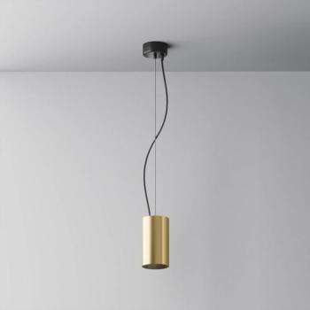 Maytoni LED-es Efir függőlámpa, arany matt, Ø 7.5cm, 15 W, 38° kép