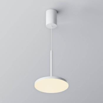Maytoni LED függőlámpa Plato, fehér, Ø 18,5 cm, alumínium kép