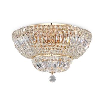 Maytoni DIA100-CL-12-G - Mennyezeti lámpa BASFOR 12xE14/60W/230V arany DIA100-CL-12-G kép
