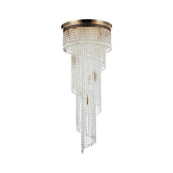 Maytoni DIA522-CL-12-G - Mennyezeti lámpa CASCADE 12xE14/60W/230V DIA522-CL-12-G kép