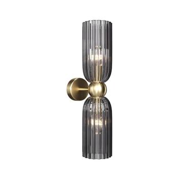 Maytoni MOD302WL-02GR - Fali lámpa ANTIC 2xE14/40W/230V arany/szürke MOD302WL-02GR kép