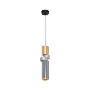 Maytoni MOD303PL-01CFL3 - Csillár zsinóron PALETTE 1xGU10/40W/230V arany/szürke MOD303PL-01CFL3 kép