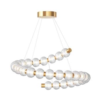 Maytoni MOD555PL-L35G3K - LED Csillár zsinóron AMULET LED/40W/230V 3000K arany MOD555PL-L35G3K kép