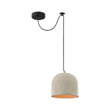 Maytoni T451-PL-01-GR - Csillár zsinóron BRONI 1xE27/60W/230V átm. 20 cm szürke T451-PL-01-GR kép