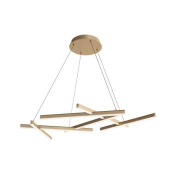 Maytoni MOD016PL-L75MG3K - LED Csillár zsinóron LINE LED/79W/230V arany MOD016PL-L75MG3K kép