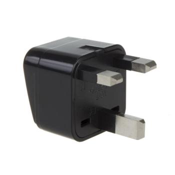 MCL multisocket átalakító, angol UK dugó, többféle dugalj, fekete kép