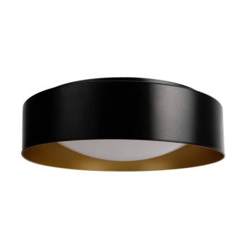 MEGAMAN Renzo XChange LED mennyezeti lámpa, fekete/arany, CCT, IP44 kép
